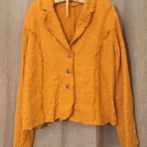 Tianello Penelope Blazer Jacket XL Goldenrod